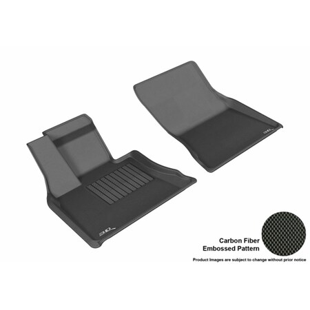 U-Ace 3D Maxpider Front Row Custom Fit Kagu Black Floor Mat for 2014-2016 BMW X5 F15 Models L1BM05511509